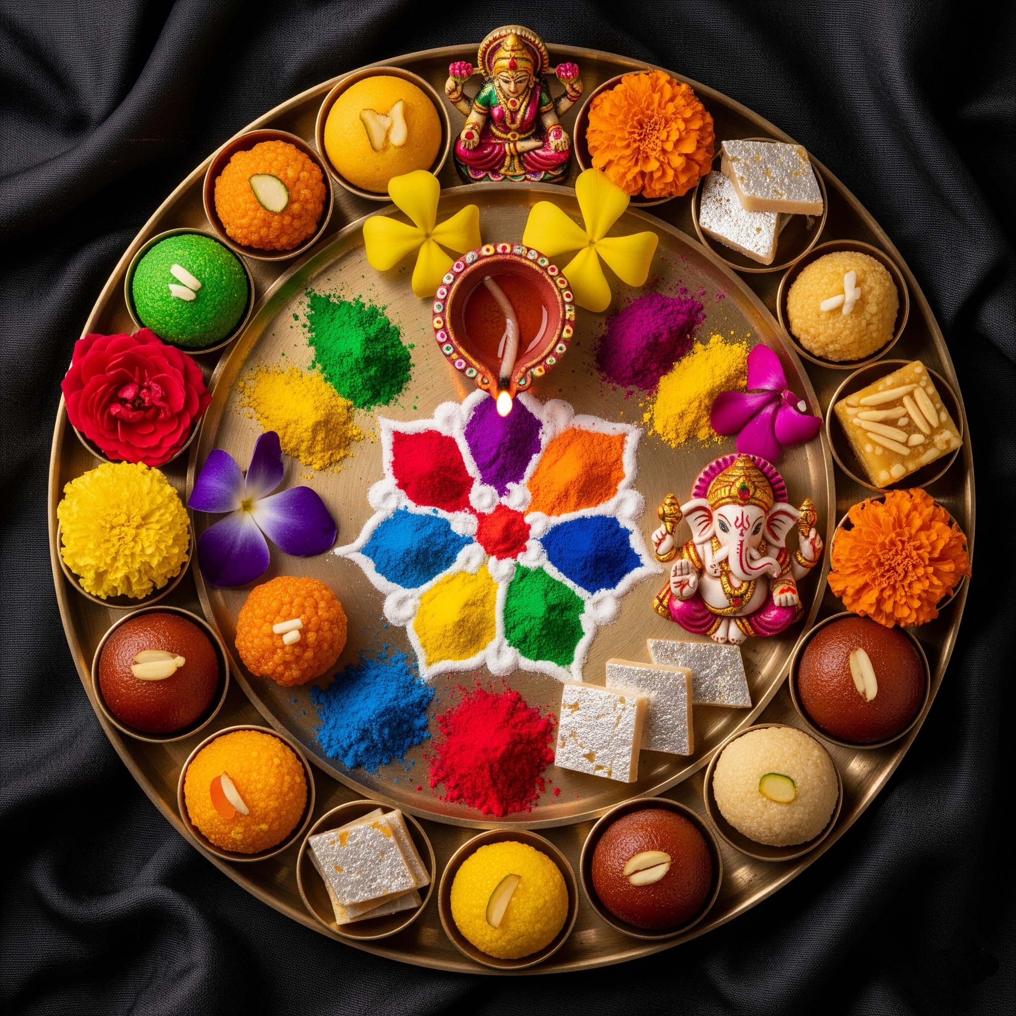 Dhanteras Puja Setup